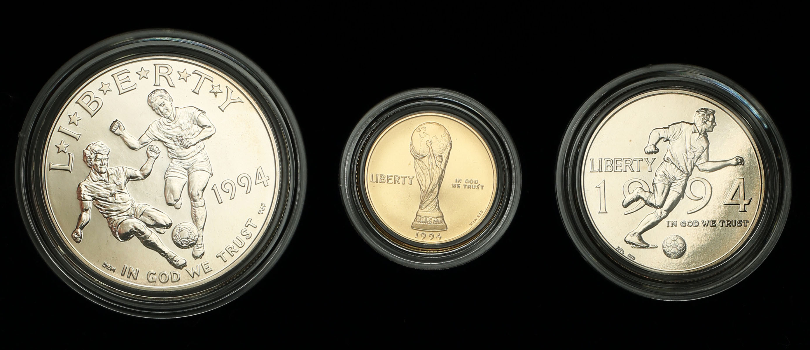USA. 1/2 - 5 dolarów 1994 - World Cup